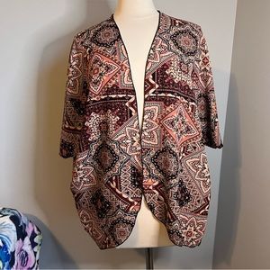 Unbranded L/XL Cardigan Kimono Raglan Sleeve Short Caftan Open Front Shrug